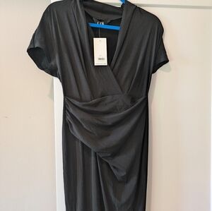 Long Tall Sally Black wrap dress - NWT